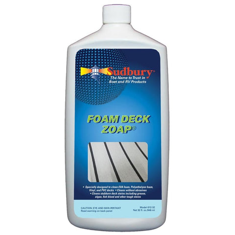 Sudbury Foam Deck Zoap Cleaner - 32oz [812-32] Boat Outfitting, Boat Outfitting | Cleaning, Brand_Sudbury Cleaning CWR