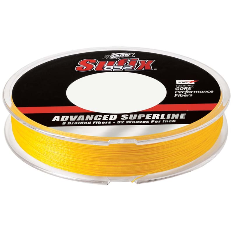 Sufix 832 Advanced Superline Braid - 10lb - Hi-Vis Yellow - 300 yds [660-110Y] Brand_Sufix, Hunting & Fishing, Hunting & Fishing | Lines & 