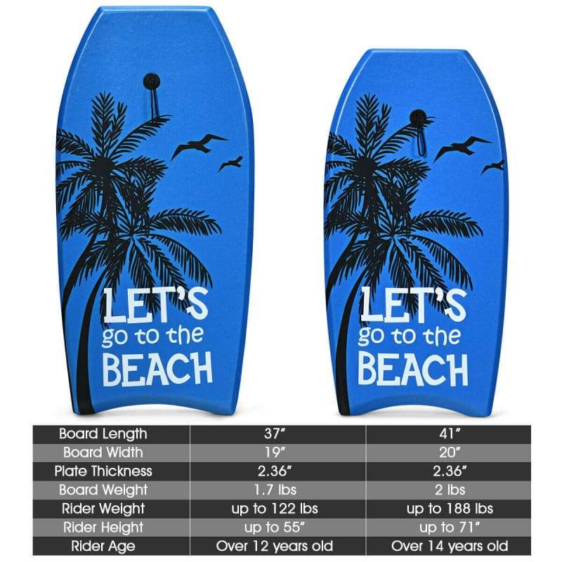 Super Lightweight Bodyboard with Leash EPS Core Boarding Body Board, Surfing, WATER SPORTS, Watersports, Watersports | Wake Boards Water 