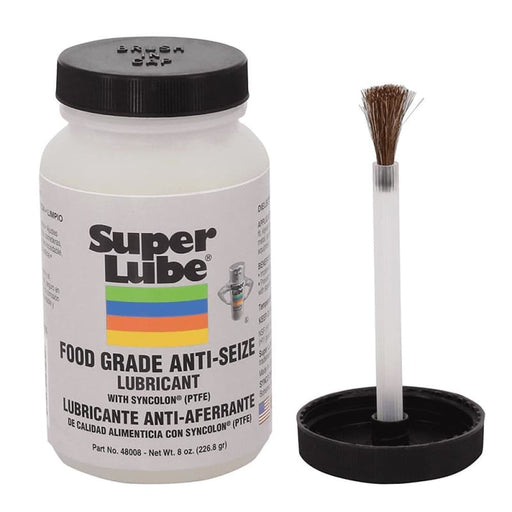 Super Lube Food Grade Anti-Seize w/Syncolon (PTFE) - 8oz Brush Bottle [48008] Boat Outfitting, Boat Outfitting | Cleaning, Brand_Super Lube,