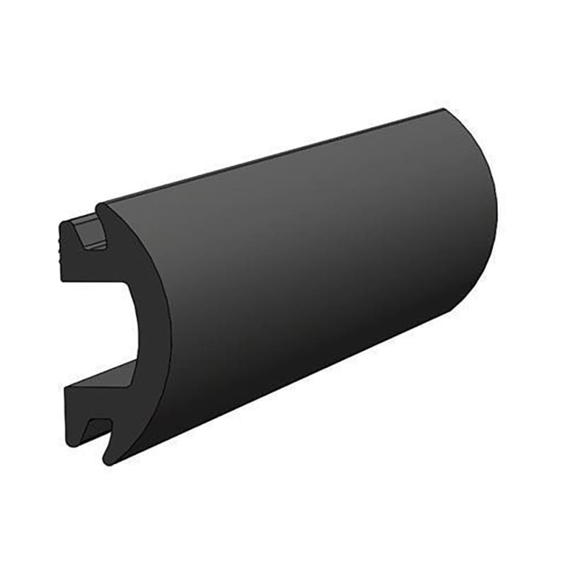 TACO 70 Flexible Black Rub Rail Insert 1-3/16 x 1/2 [V12-4144BKA70-1] Brand_TACO Marine, Marine Hardware, Marine Hardware | Rub Rail Rub 