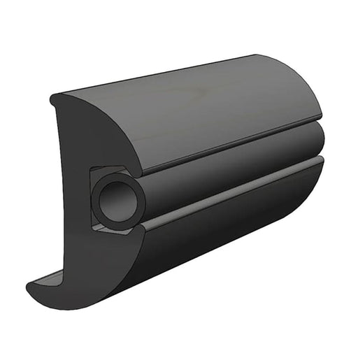 TACO Flexible Vinyl Black Rub Rail 1-1/16 x 1-7/8 50L [V11-2423BKA50-1] Brand_TACO Marine, Marine Hardware, Marine Hardware | Rub Rail Rub 