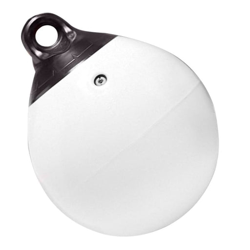 Taylor Made 12 Tuff End Inflatable Vinyl Buoy - White [1143] Anchoring & Docking, Anchoring & Docking | Buoys, Brand_Taylor Made Buoys CWR