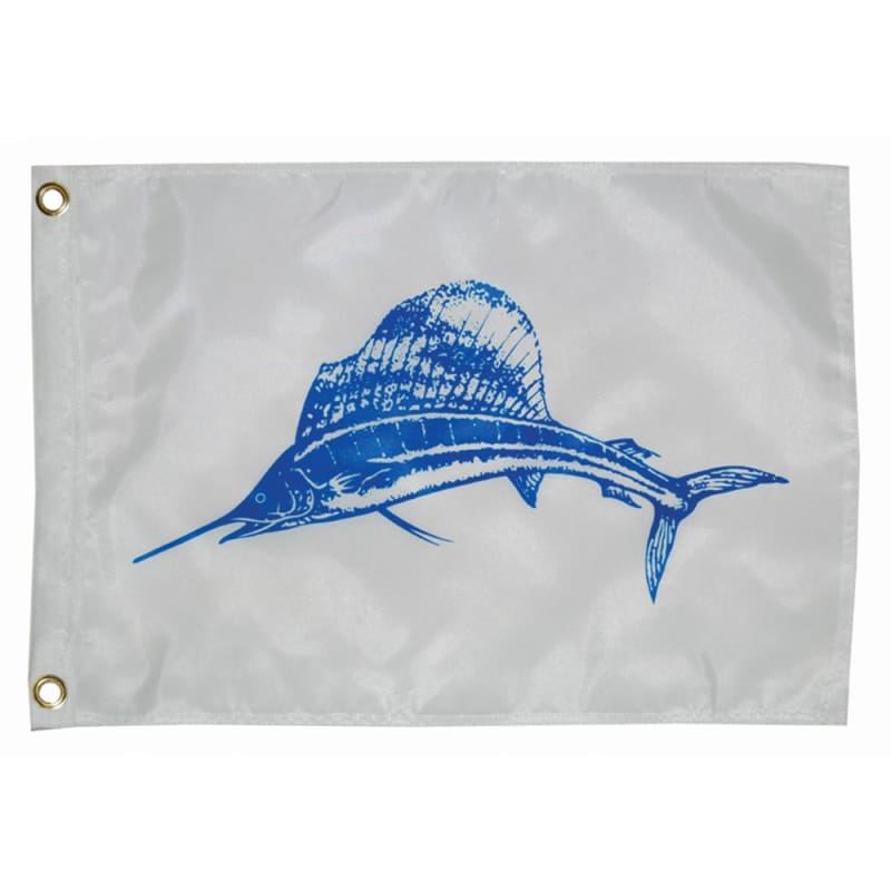 Taylor Made 12 x 18 Sailfish Flag [2818] 1st Class Eligible, Boat Outfitting, Boat Outfitting | Accessories, Brand_Taylor Made Accessories 