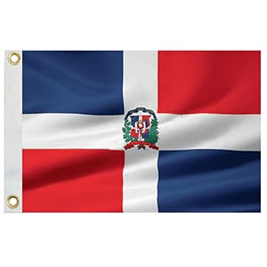 Taylor Made Dominican Republic Flag 12 x 18 Nylon [93070] 1st Class Eligible, Boat Outfitting, Boat Outfitting | Accessories, Brand_Taylor 