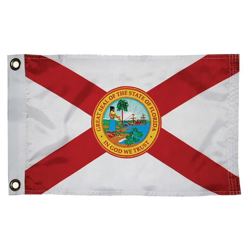 Taylor Made Florida Nylon Flag 12 x 18 [93096] 1st Class Eligible, Boat Outfitting, Boat Outfitting | Accessories, Brand_Taylor Made 
