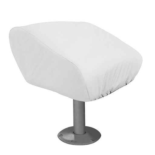 Taylor Made Folding Pedestal Boat Seat Cover - Vinyl White [40220] Boat Outfitting, Boat Outfitting | Winter Covers, Brand_Taylor Made, 