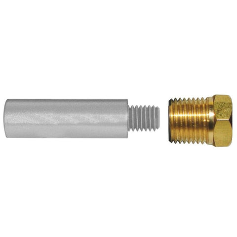 Tecnoseal E3 Pencil Zinc w/Brass Cap [TEC-E3-C] 1st Class Eligible, Boat Outfitting, Boat Outfitting | Anodes, Brand_Tecnoseal Anodes CWR