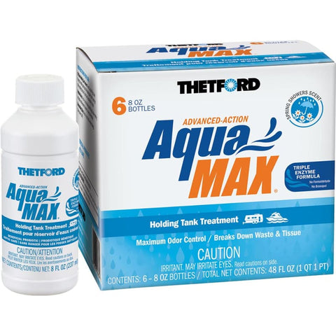 Thetford AquaMax Holding Tank Treatment - 6-Pack - 8oz Liquid - Spring Shower Scent [96634] Brand_Thetford Marine, Marine Plumbing &