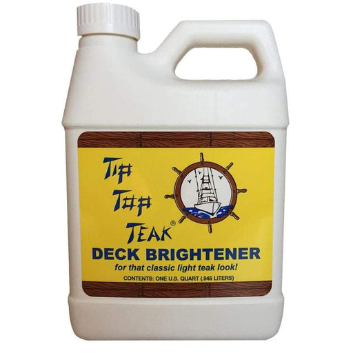 Tip Top Teak Tip Top Teak Deck Brightener - Quart - *Case of 12* [TB 3001CASE] Boat Outfitting Boat Outfitting | Cleaning Brand_Tip Top Teak
