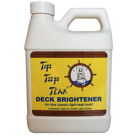 Tip Top Teak Deck Brightener - Quart [TB 3001] Boat Outfitting, Boat Outfitting | Cleaning, Brand_Tip Top Teak, Hazmat Cleaning CWR