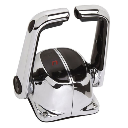 UflexTwin Lever Top Mount Control w/Neutral Lock Trim Switch - Chrome [B502CHT/L] Boat Outfitting, Boat Outfitting | Engine Controls, 