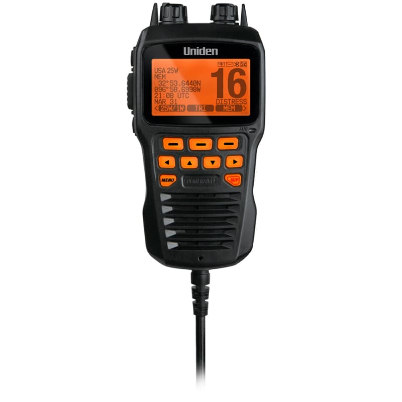 Uniden Remote Mic f/UM725 VHF Radios - Black [UMRMICBK] Brand_Uniden, Communication, Communication | Accessories Accessories CWR