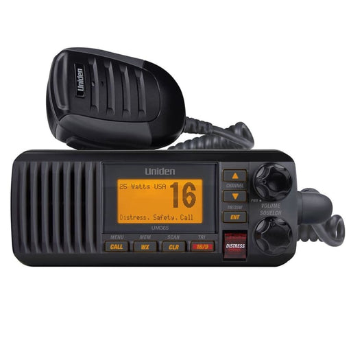Uniden UM385 Fixed Mount VHF Radio - Black [UM385BK] Brand_Uniden, Communication, Communication | VHF - Fixed Mount VHF - Fixed Mount CWR