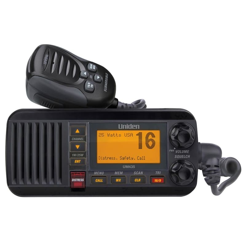 Uniden UM435 Fixed Mount VHF Radio - Black [UM435BK] Brand_Uniden, Communication, Communication | VHF - Fixed Mount VHF - Fixed Mount CWR