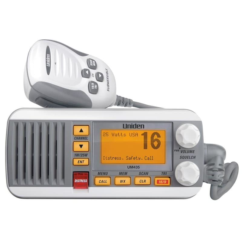 Uniden UM435 Fixed Mount VHF Radio - White [UM435] Brand_Uniden, Communication, Communication | VHF - Fixed Mount VHF - Fixed Mount CWR