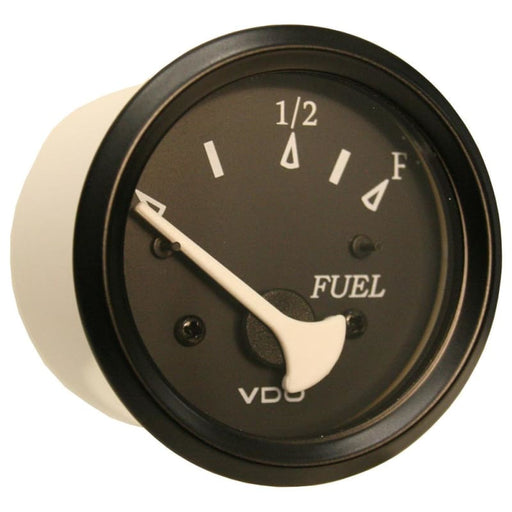 VDO Cockpit Marine 52mm (2-1/16) Fuel Level Gauge - Black Dial/Bezel [301-11802] 1st Class Eligible, Boat Outfitting, Boat Outfitting | 
