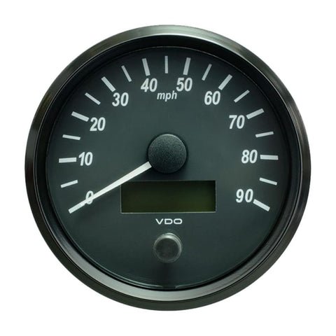 VDO SingleViu 100mm (4) Speedometer - 90 MPH [A2C3832870030] Boat Outfitting, Boat Outfitting | Gauges, Brand_VDO, Marine Navigation & 