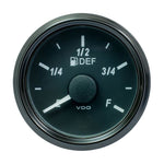 VDO SingleViu 52mm (2-1/16) DEF Level Gauge - 240-33 Ohm [A2C3832750030] Boat Outfitting, Boat Outfitting | Gauges, Brand_VDO, Marine 