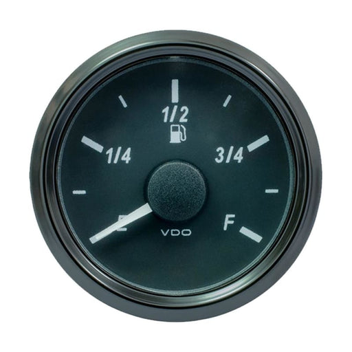 VDO SingleViu 52mm (2-1/16) Fuel Level Gauge - E/F Scale - 0-180 Ohm [A2C3833120030] 1st Class Eligible, Boat Outfitting, Boat Outfitting | 