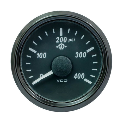 VDO SingleViu 52mm (2-1/16) Oil Pressure Gauge - 400 PSI - 0-180 Ohm [A2C3833500030] 1st Class Eligible, Boat Outfitting, Boat Outfitting | 