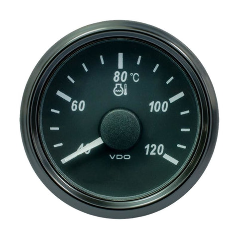 VDO SingleViu 52mm (2-1/16) Water Temp. Gauge - Euro - 120 C - 291-22 ohm [A2C3833330030] Boat Outfitting, Boat Outfitting | Gauges, 