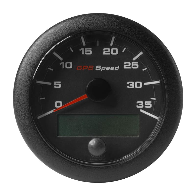 Veratron 3-3/8 (85mm) OceanLink GPS Speedometer - Black Dial Bezel (0-35 K/MPH/KMH) [A2C1351980001] Boat Outfitting, Boat Outfitting |