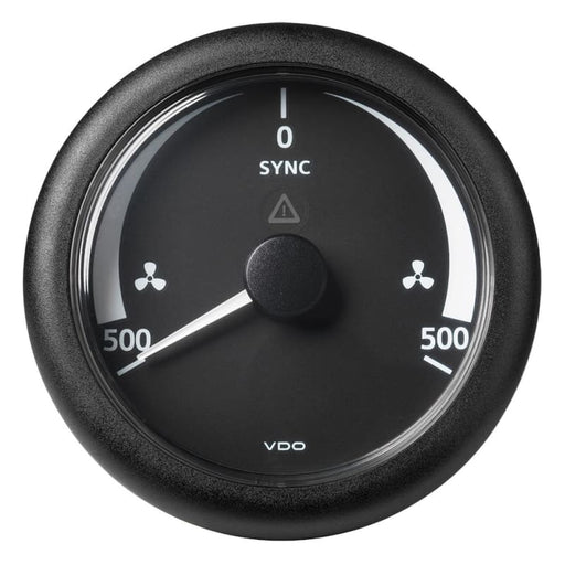 Veratron 3-3/8 (85MM) ViewLine Synchronizer -500/+500 RPM - 8 to 32V - Black Dial Bezel [A2C59512402] Boat Outfitting, Boat Outfitting |