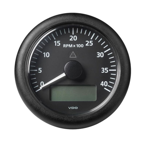 Veratron 3-3/8 (85MM) ViewLine Tach w/Multifunction Display - to 4000 RPM - Black Dial Bezel [A2C59512391] Boat Outfitting, Boat Outfitting