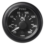 Veratron 52 MM (2-1/16) ViewLine Pyrometer - 250 to 1650F - Black Dial Bezel [A2C59512334] 1st Class Eligible, Boat Outfitting, Boat 