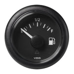 Veratron 52MM (2-1/16) ViewLine Fuel Level Gauge Empty/Full - 240-33.5 OHM - Black Dial Round Bezel [A2C59514094] 1st Class Eligible, Boat