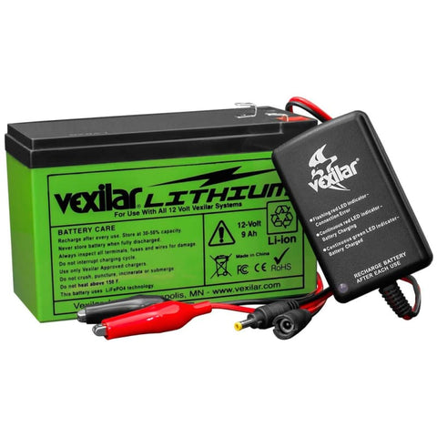 Vexilar 12V Lithium Ion Battery Charger [V-120L] Brand_Vexilar, Camping, Camping | Portable Power, Hazmat, Marine Navigation & Instruments 