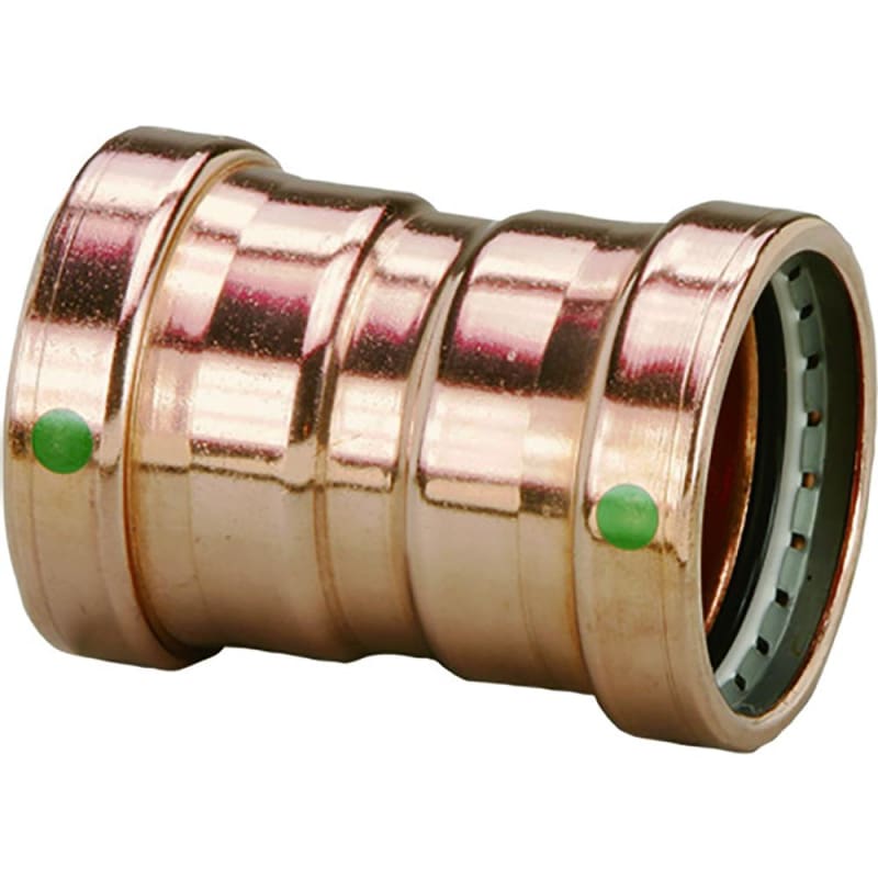 Viega ProPress 2-1/2 Copper Coupling w/Stop Double Press Connection - Smart Connect Technology [20728] Brand_Viega, Marine Plumbing & 