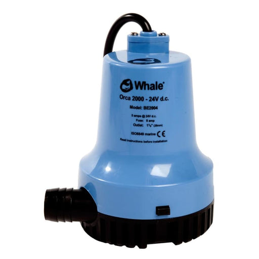Whale Orca 2000 GPH Submersible Bilge Pump 12V [BE2002] Brand_Whale Marine, Marine Plumbing & Ventilation, Marine Plumbing & Ventilation | 