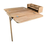 Whitecap Cockpit Table w/Folding Leaves 4 Cupholders - Teak [61392C] Boat Outfitting, Boat Outfitting | Deck / Galley, Brand_Whitecap,