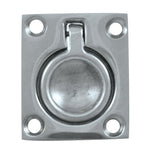 Whitecap Flush Pull Ring - CP/Brass - 1-1/2 x 1-3/4 [S-3360C] 1st Class Eligible, Brand_Whitecap, Marine Hardware, Marine Hardware | Latches