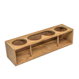 Whitecap Four Drink/Binocular Rack - Teak [62632] Boat Outfitting, Boat Outfitting | Deck / Galley, Brand_Whitecap, Marine Hardware, Marine 