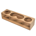 Whitecap Teak Four Insulated Drink/Binocular Rack [62634] Boat Outfitting, Boat Outfitting | Deck / Galley, Brand_Whitecap, Marine Hardware,