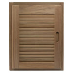 Whitecap Teak Louvered Door & Frame - Right Hand - 15 x 20 [60724] Brand_Whitecap, Marine Hardware, Marine Hardware | Teak Teak CWR