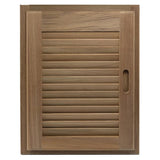 Whitecap Teak Louvered Door & Frame - Right Hand - 15 x 20 [60724] Brand_Whitecap, Marine Hardware, Marine Hardware | Teak Teak CWR