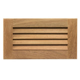 Whitecap Teak Louvered Insert - 6-3/8 x 11-3/16 x 3/4 [60714] 1st Class Eligible, Brand_Whitecap, Marine Hardware, Marine Hardware | Teak 