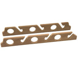 Whitecap Teak Six-Rod Storage Rack - Pair [60614] Brand_Whitecap, Marine Hardware, Marine Hardware | Teak Teak CWR
