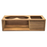 Whitecap Teak Two Insulated Drink/Binocular Rack w/Tray [62616] Boat Outfitting, Boat Outfitting | Deck / Galley, Brand_Whitecap, Marine 