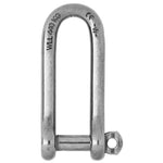 Wichard Captive Pin Long D Shackle - Diameter 10mm - 13/32 [01415] 1st Class Eligible, Brand_Wichard Marine, Sailing, Sailing | 