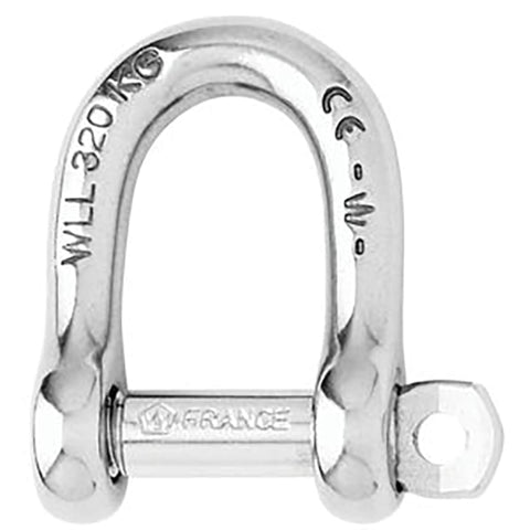 Wichard Not Self-Locking D Shackle - 14mm Diameter - 9/16 [01207] Brand_Wichard Marine, Sailing, Sailing | Shackles/Rings/Pins