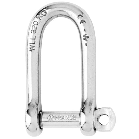 Wichard Self-Locking Long D Shackle - Diameter 8mm - 5/16 [01214] 1st Class Eligible, Brand_Wichard Marine, Sailing, Sailing | 