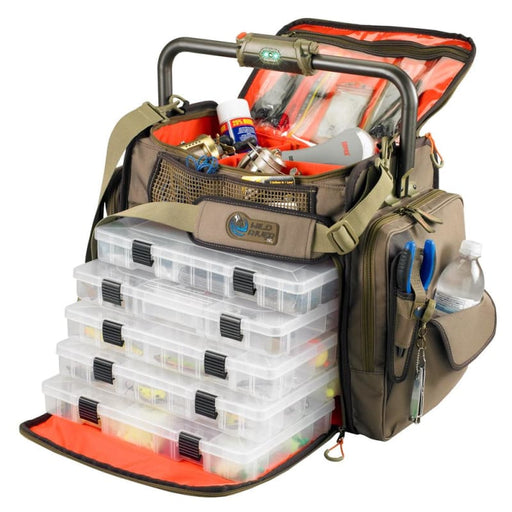 Wild River FRONTIER Lighted Bar Handle Tackle Bag w/5 PT3700 Trays [WT3702] Brand_Wild River, Outdoor, Outdoor | Tackle Storage Tackle 