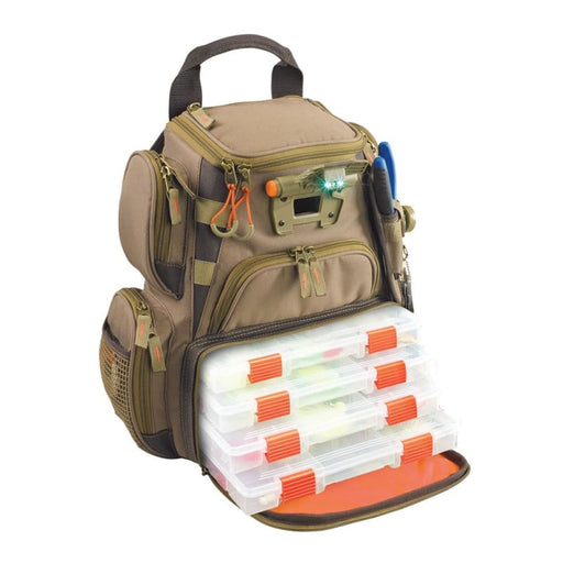 Wild River RECON Lighted Compact Tackle Backpack w/4 PT3500 Trays [WT3503] Brand_Wild River, Outdoor, Outdoor | Tackle Storage Tackle 