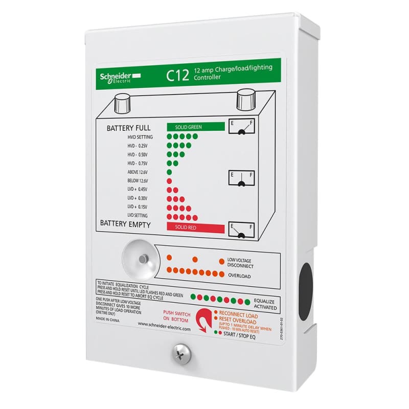 Xantrex C-Series Solar Charge Controller - 12 Amps [C12] Brand_Xantrex, Electrical, Electrical | Electrical Panels Electrical Panels CWR